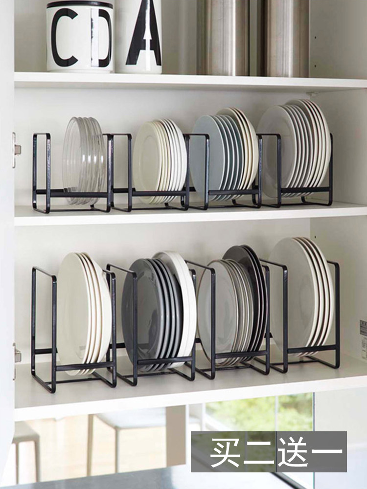 Integrated cupboard dish rack Plate storage shelf Bowl and plate rack Tray rack Dish rack Bowl rack Drain kitchen shelf