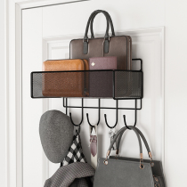 Door clothes adhesive hook-free hanging hanger Wall entry wall door storage rack hat rack home for home use