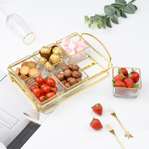 Fruit plate living room home creative personality snacks dried fruit nut plate tea table premium candy box melon seed plate European style