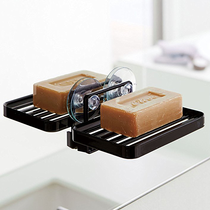 Fat box suction cup Wall storage fat rack Incense rack Wall bathroom drain fat box Powder room shelf