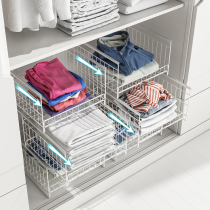 Wardrobe storage layered partition partition clothes clothing finishing artifact dormitory cabinet wardrobe shelf shelf