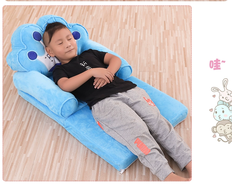 phim hoạt hình cho trẻ em gấp ghế sofa dễ thương chút lười biếng cậu bé cô gái công chúa ngả ghế ghế đẩu bé vườn ươm đọc - Ghế sô pha