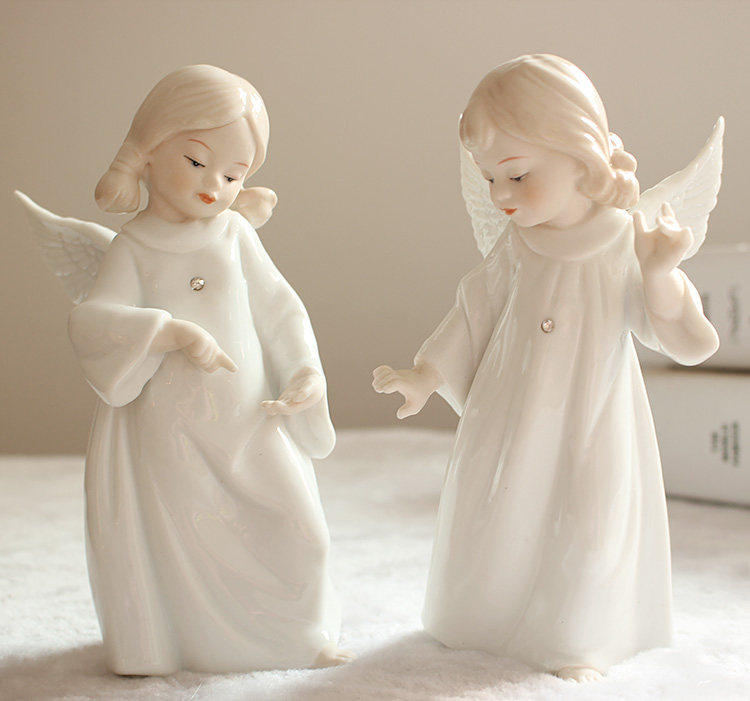 Creative gift cute kids ornament decoration girls bedroom partition little angel send classmates friends pure friendship