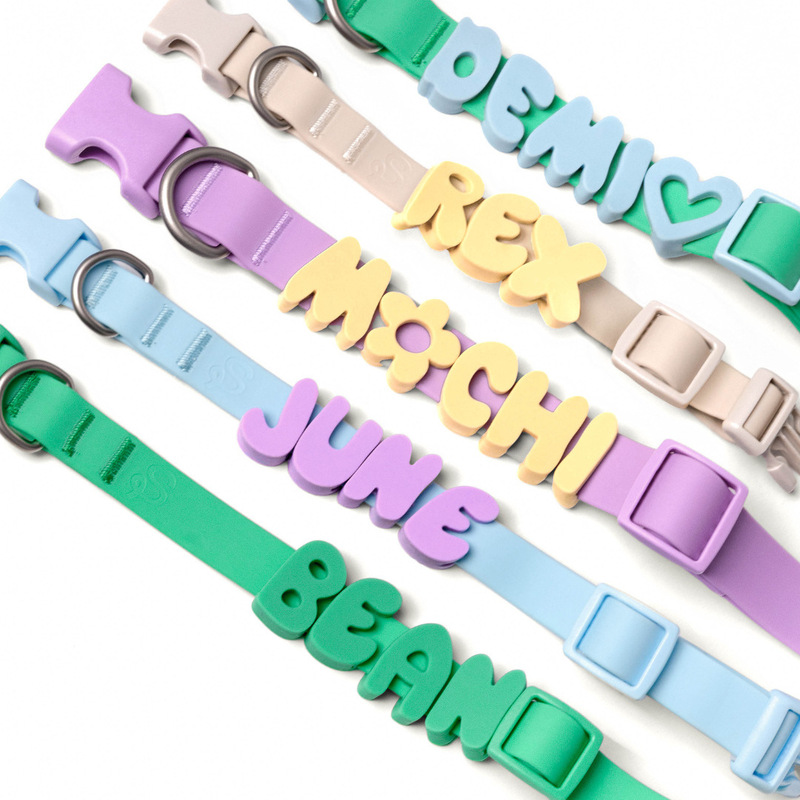 Ready-Made Silicone Letter Dog Collar DIY 26 Letters Pet Name Cartoon Silicone Cat Pet Collar Ready-Made Silicone Letter Dog Collar DIY 26 Letters Pet Name Cartoon Silicone Cat Pet Collar