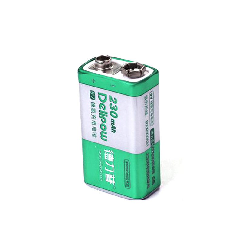9V rechargeable battery lithium battery 9V lithium battery large capacity 6F22 230 mA