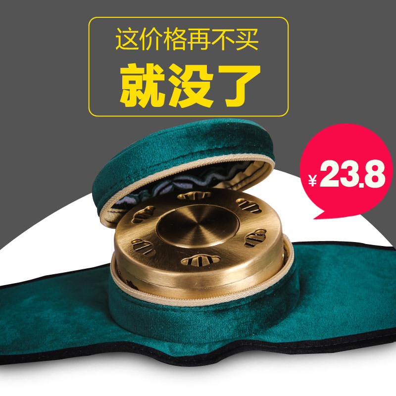 Qiweitang flagship smoke-free moxibustion box portable moxibustion home palace cold moxa cans moxa smoked pure copper pure moxibustion health hall