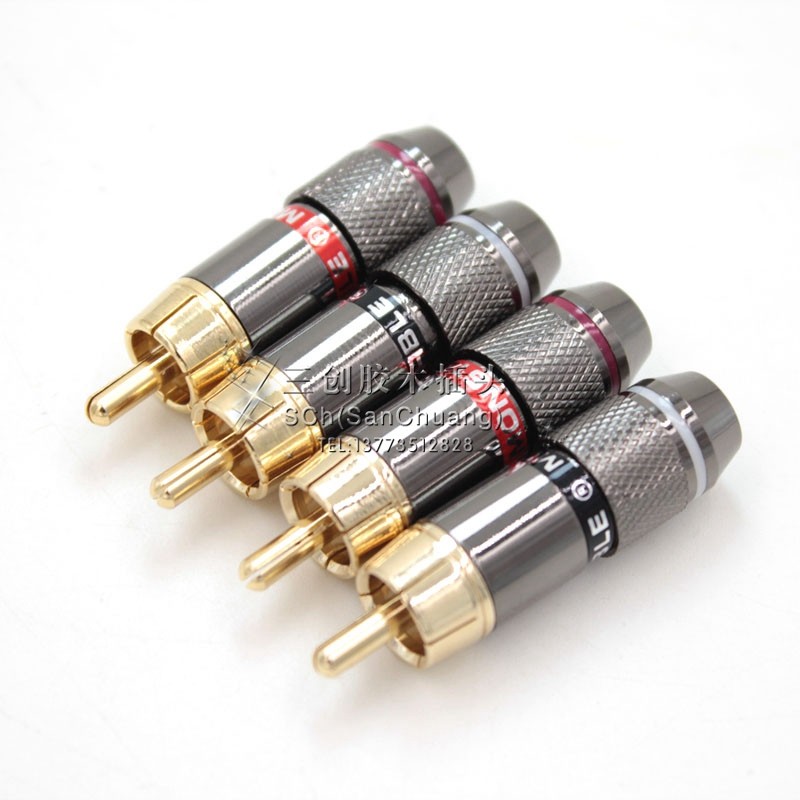 American Monster (Magic Sound) Monster CRBLE RCA lotus plug audio line plugging RCA plug in the lock line