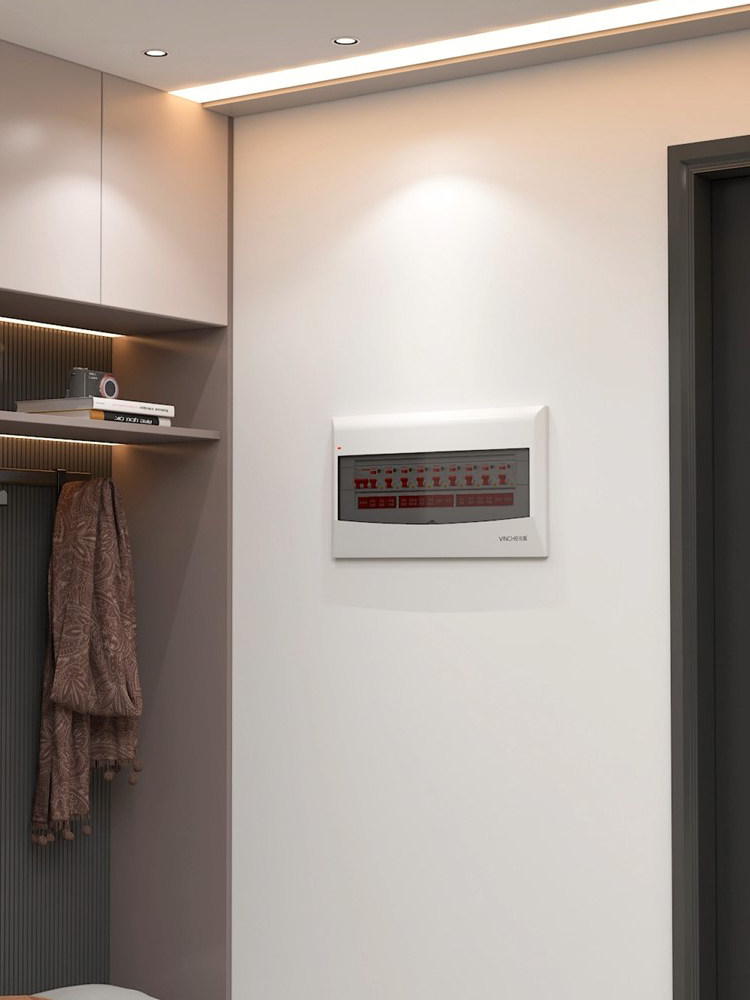 Complete Set of Distribution Boxes for Home Use, Suitable for Delixi 2P Circuit Breakers, Leakage Protectors, Strong Current Distribution Boxes, Power Boxes, and Switch Boxes