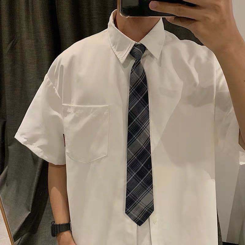 Korean version College Wind tie Summer hyperfire ins and women's shirt tie 100 lap sloth tie-Taobao