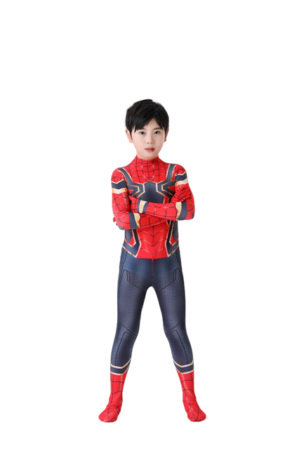 ເຄື່ອງນຸ່ງເດັກນ້ອຍ Spider-Man ຊຸດ bodysuit boy suit boy toy Halloween cos performance suit