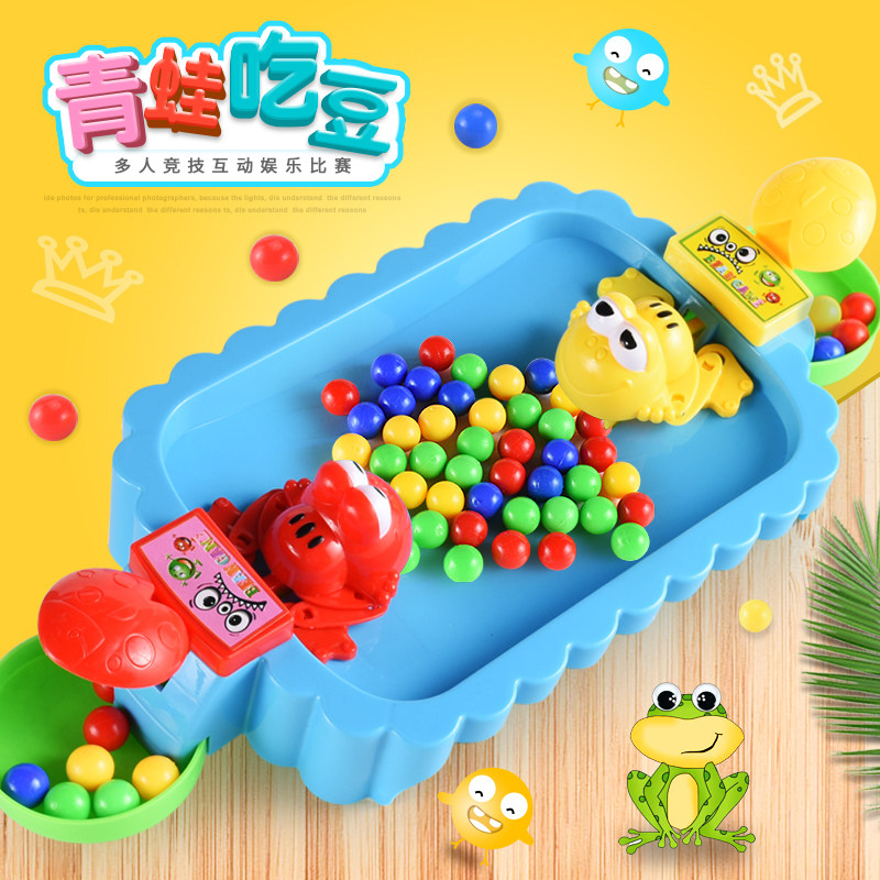Crazy Frog Eating Bean Toys Children Two-Child Battle-Child Yi-Zhi Table Tour Interactive Table Game