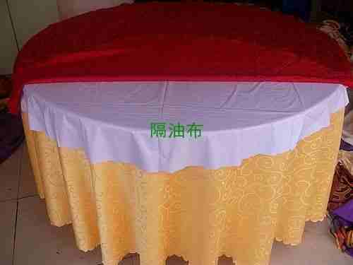 Hotel table cloth Round table round riser waterproof fabric table cloth table cloth Grease Cloth Insulation durable