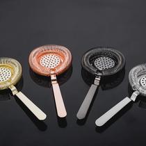 Professional stainless steel European-style Hawthorne bartending ice filter for bartending ice separator filter ice separator filter wine filter