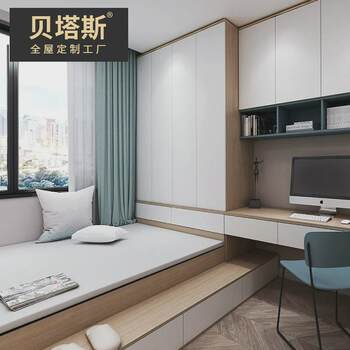 Tatami bed wardrobe customized children's bed small apartment wardrobe bed integrated multi-functional room whole house furniture factory