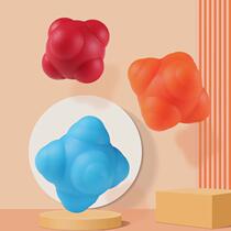 Hexagonal ball reaction ball childrens agility speed training equipment toy irregular exerciser sensitive ball change ball