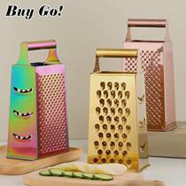 剥刮黄瓜片厨房多功能加厚抛丝四面刨切刨不锈钢刨子土豆丝器护手