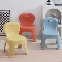 Plastic stool household thickened adult living room coffee table low stool childrens bathroom anti-slip stool changing shoe foot stool plastic