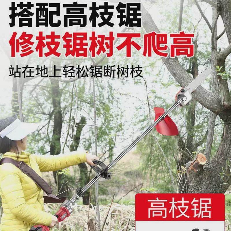 充电式小型剪草机太香了！手持电动割草机实测测评，家里有草坪的闭眼冲！