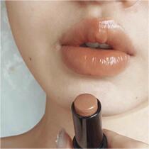 Air nude color ~ lipstick milk coffee color multi-purpose stick water gloss mirror moisturizing lip balm lip gloss fake makeup low saturation