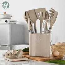 Kitchen utensils silicone spatula set household non-stick spatula food grade high temperature resistant cooking spoon