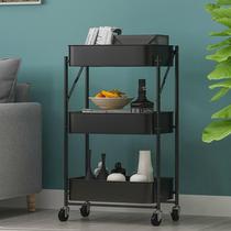Mobile storage rack trolley floor-standing kitchen bathroom bathroom snack storage multi-layer bedside bedroom storage rack