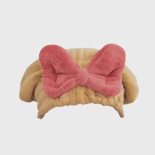 Быстросохнущее полотенце для волос с бантиком, милая сухая шапочка для душа, платок, хорошо впитывает воду