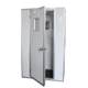 Manufacturer supplies single-person single-blown steel plate air shower room automatic door intelligent voice stainless steel air shower room