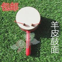 Rattle baby toy 0-1 years old 0-6-12 months baby wooden sheepskin traditional children newborn boy