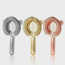 Bar guide Japanese style stainless steel binaural cross bartending filter Baron ice filter mixing cup ice separator