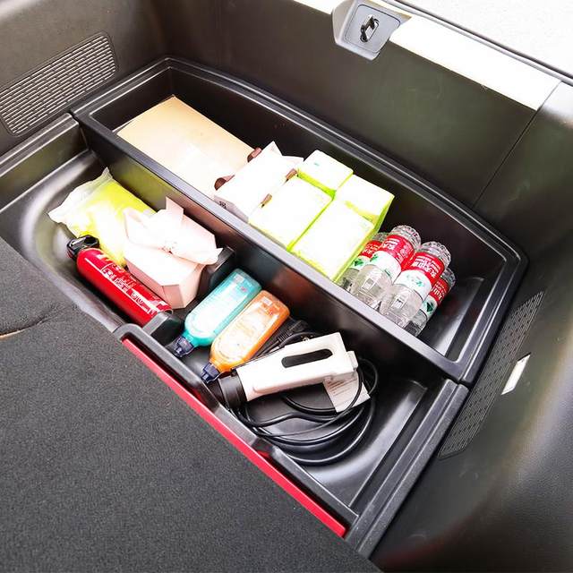 Special Wuling Binguo car interior modified trunk storage box storage box with lid rear rear storage box accessories