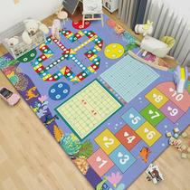 Flying chess carpet bedroom play floor mat toy area crawling mat early education crawling mat parent-child game mat