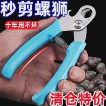 German precision snail scissors for cutting the snail butt without slipping and removing the tail with special pliers kitchen artifact diagonal nose pliers