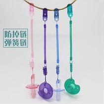 Pacifier chain baby toy teether anti-chain dropout portable newborn baby pacifier anti-chain dropout clip