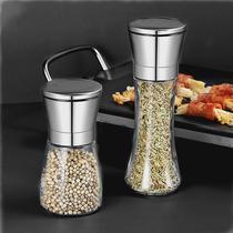 Pepper grinder 304 stainless steel household manual kitchen peppercorns black pepper grains sesame sea salt grinding bottle