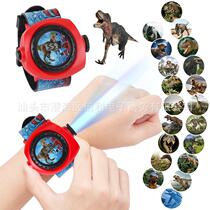 Childrens dinosaur electronic watch toy student launcher cartoon flying saucer electronic watch toy for boys and girls
