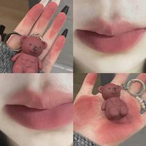 Bear Arrives Bear Paradise Velvet Lip Mud Glaze Matte Velvet Matte Lip Mud Lipstick Whitening Non-stick Cup