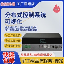 Intelligent distributed visual control system audio and video input and output node management platform 4K without delay