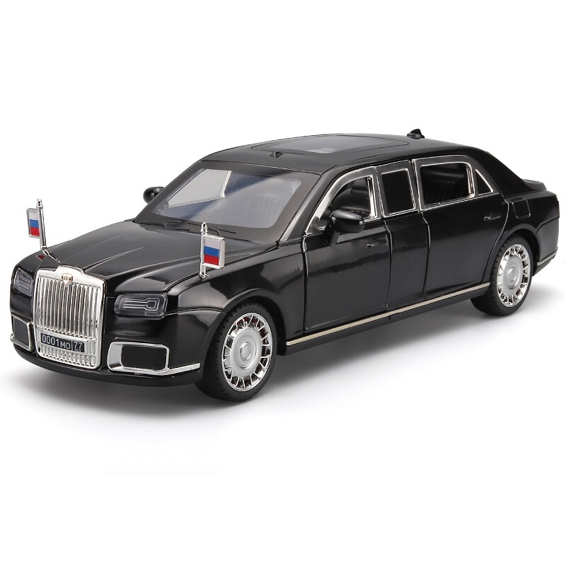 Aurus Senat Russian Replica Alloy Luxury Car Model Collectible Display for Men