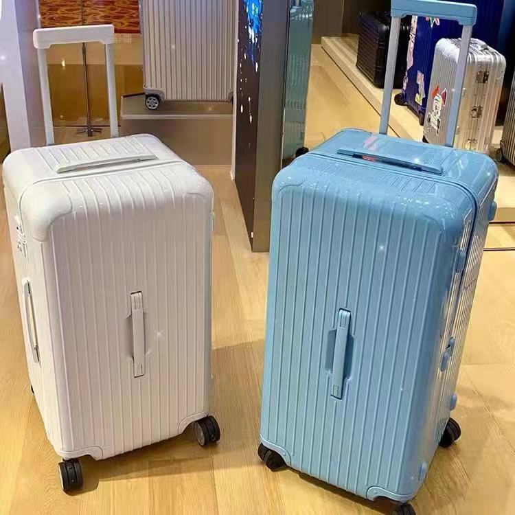 Celebrity-Style Ultra-Quiet Thickened Large-Capacity Trolley Suitcase for Male and Female Students, 50-Inch Universal Wheel Luggage