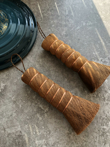 Japanese order Brush pan artifact ~ pure hand made natural palm material soft brush does not hurt pot ~