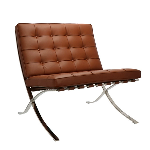 Барселона председатель Барселона Стул кожаный переговорной стул диван Дизайнер Одиночный повседневный стул