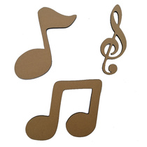Music character ring creation handmade DIY arrangement corrugated cardboard custom design Lepu symbol