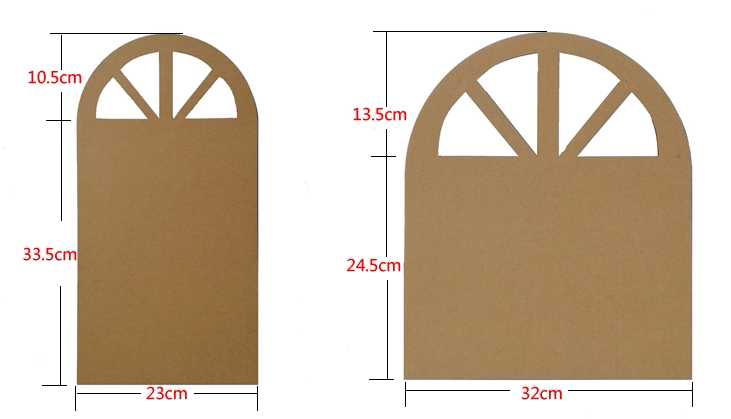 Window decoration DIY ring creation materials Painting hand works Display Cardboard 