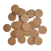 Handmade decor DIY mini 3cm diameter circular cardboard corrugated three five-spot wholesale