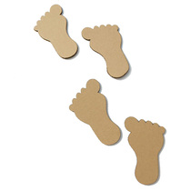 Gu Lopin feet cardboard creative environment layout area corner DIY material art works childhood game props