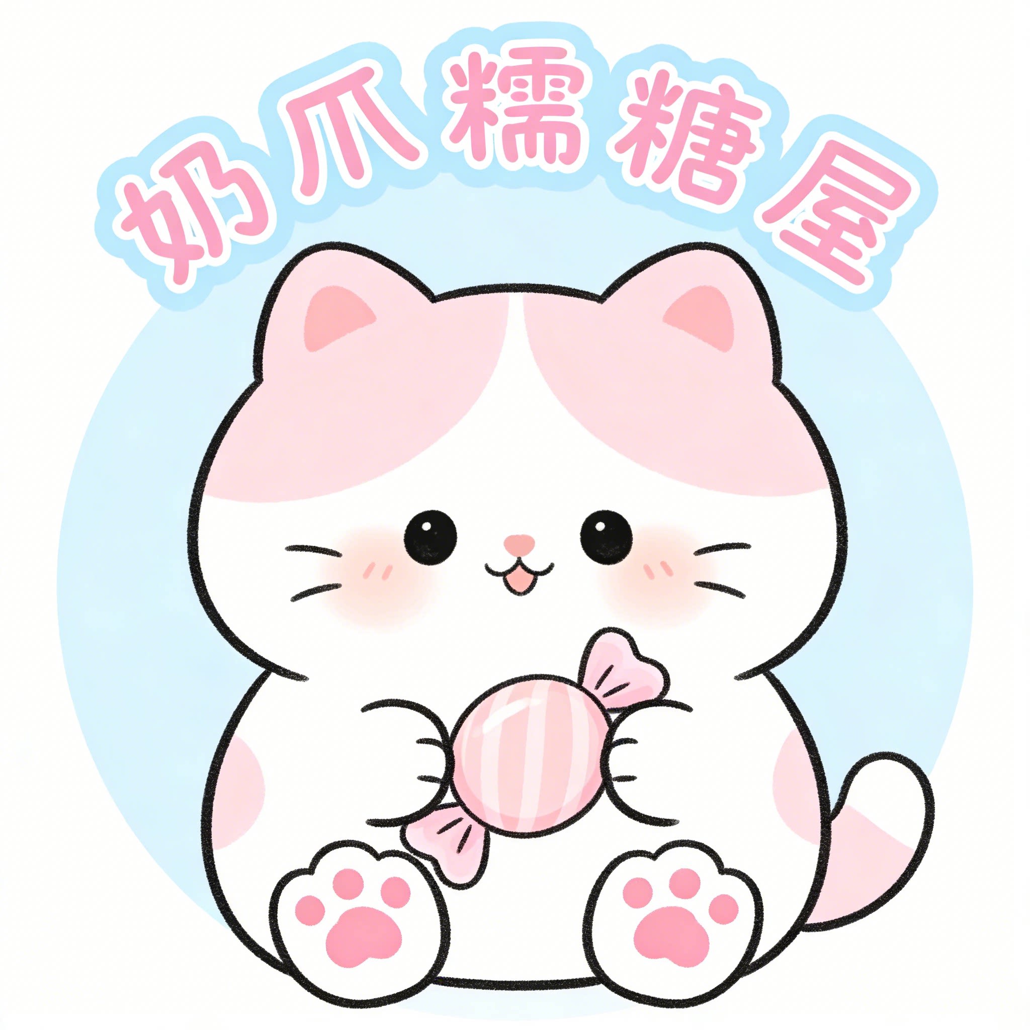 奶爪糯糖屋的LOGO