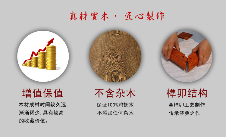 Đồ nội thất gỗ gụ Cánh gà gỗ Zhongtang bốn mảnh / hai mảnh đặt Cổ Trung Quốc theo phong cách Bàn gỗ tám tầng chắc chắn cho bàn - Bàn / Bàn mẫu bàn thờ trơn đẹp