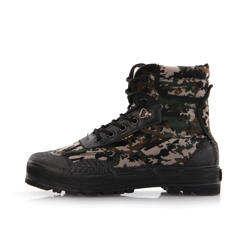 Boots militaires en toile - dérapage - Ref 1400268 Image 24