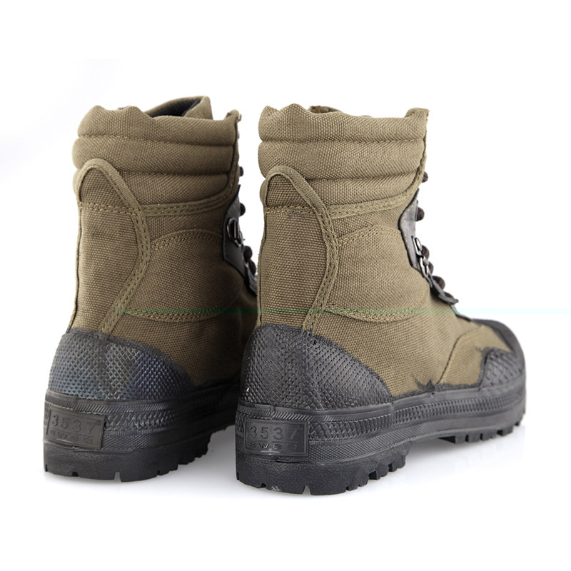 Boots militaires en toile - dérapage - Ref 1400268 Image 33