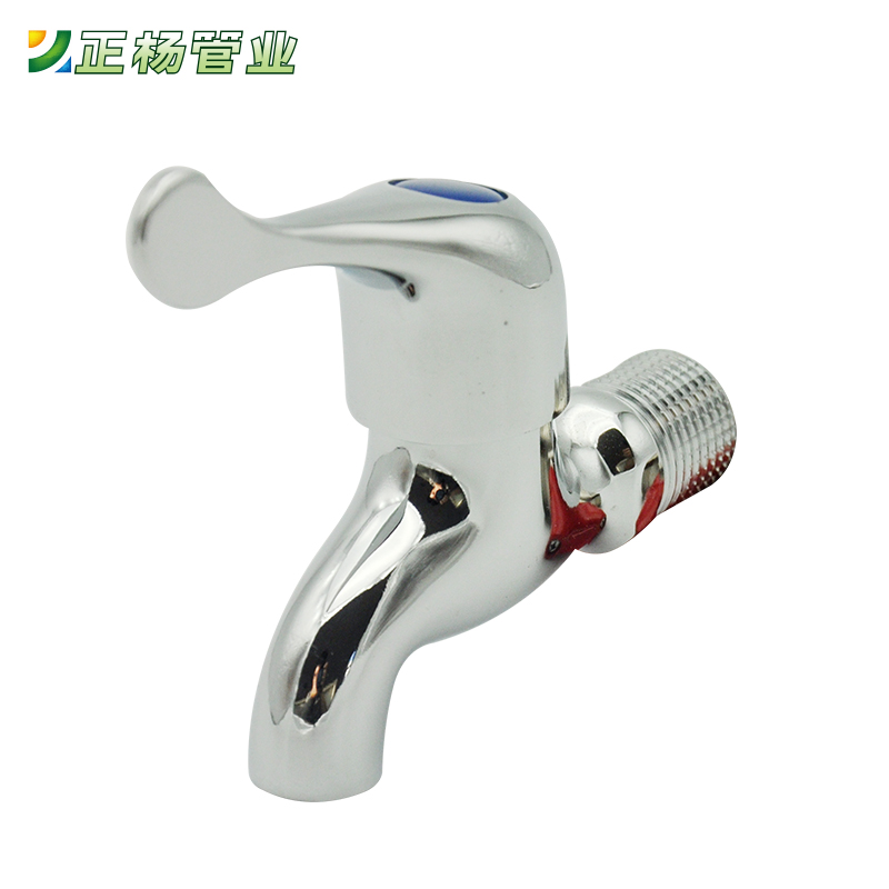 Zhengyang stainless steel all copper spool lead-free faucet 4 points quick opening single cold washing machine mop pool 7304